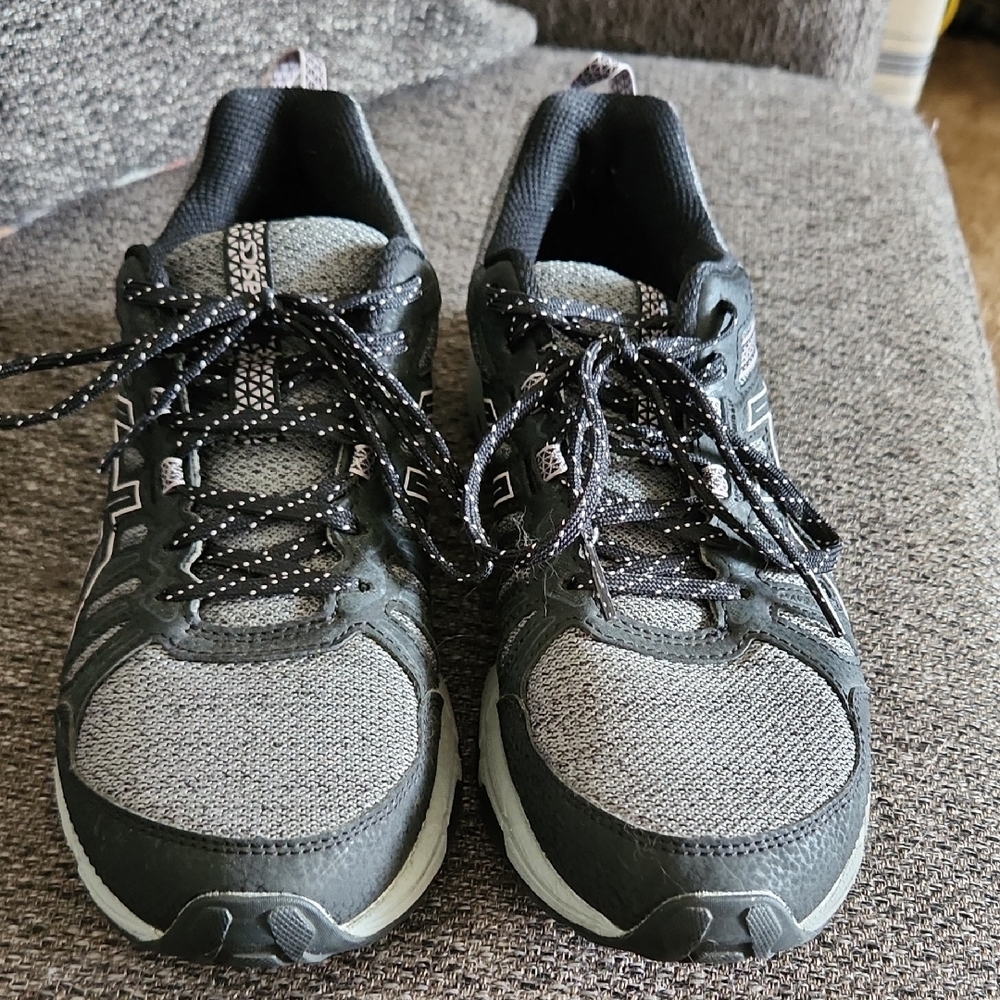 Black and Gray Athletic Shoes